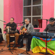 Les artistes avec Mohand Ameziane Sayad